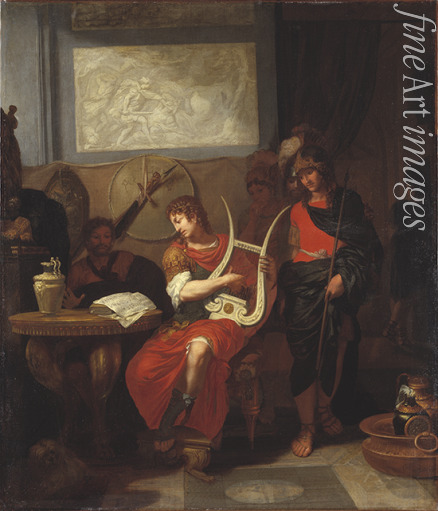 Lairesse Gérard de - Achilles Playing a Lyre before Patroclus