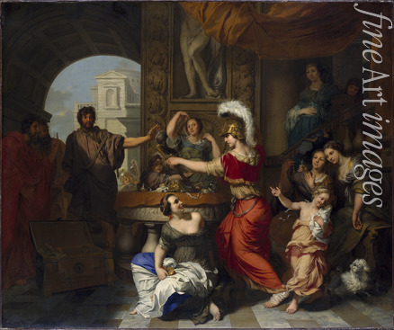 Lairesse Gérard de - Odysseus entdeckt Achilles unter den Töchtern des Lykomedes