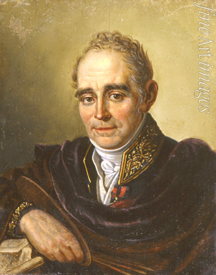 Bugayevsky-Blagodarny Ivan Vasilyevich - Portrait of the artist Vladimir Borovikovsky (1757-1825)