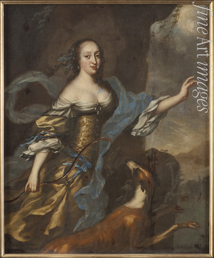 Ehrenstrahl David Klöcker - Porträt von Prinzessin Anna Dorothea von Holstein-Gottorp (1640-1713)