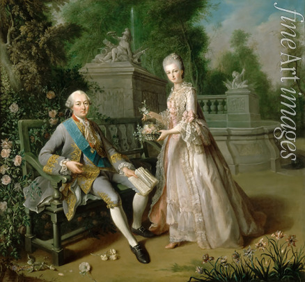Charpentier Jean-Baptiste - Louis Jean Marie de Bourbon, Herzog von Penthièvre (1725-1793) mit Tochter Louise Marie Adélaïde de Bourbon (1753-1821)