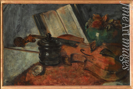 Makart Hans - Still life with a violin