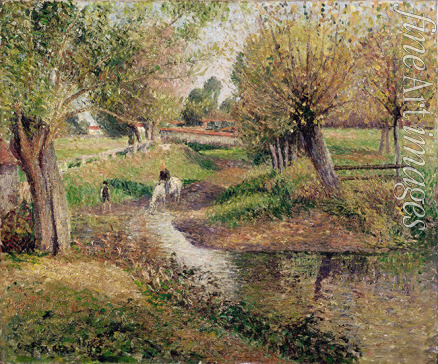 Pissarro Camille - Die Wasserstelle, Éragny