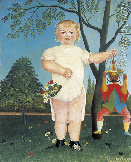 Rousseau Henri Julien Félix - Zur Feier des Kindes (Pour fêter le bébé)