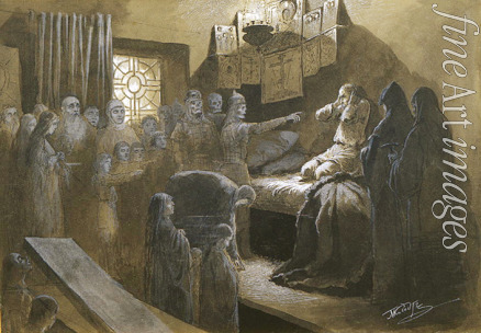 Klodt (Clodt) Mikhail Petrovich Baron - Ivan the Terrible and the Ghosts of His Victims