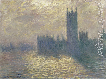 Monet Claude - Houses of Parliament, Stormy Sky