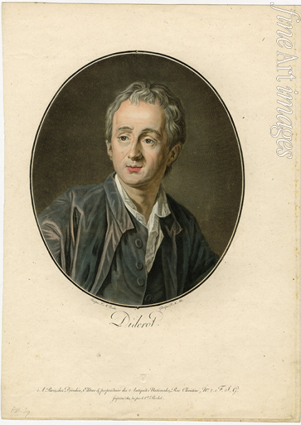 Alix Pierre-Michel - Portrait of Denis Diderot (1713-1784)