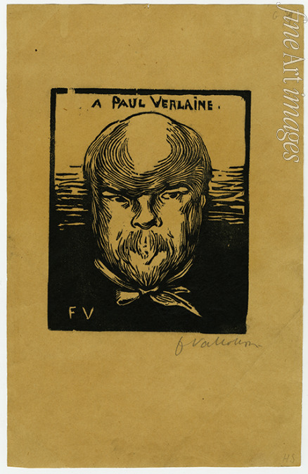 Vallotton Felix Edouard - Paul Verlaine (1844-1896)