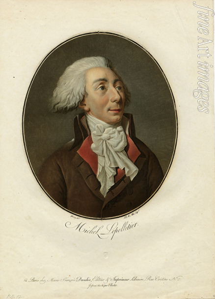 Alix Pierre-Michel - Porträt von Louis-Michel Le Peletier, Marquis de Saint-Fargeau (1760-1793)