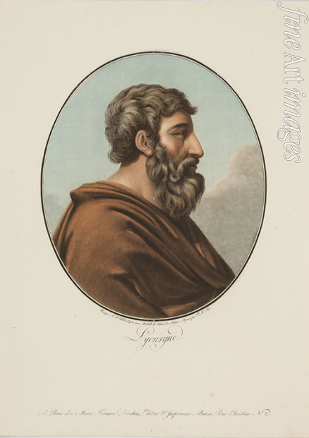 Alix Pierre-Michel - Porträt von Lykurg von Sparta