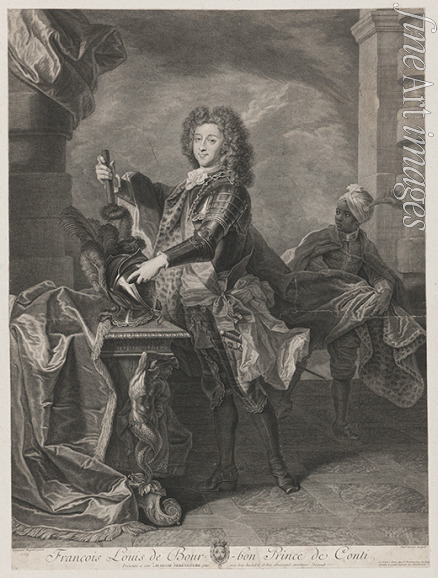 Drevet Pierre - Porträt von Louis François I. de Bourbon, prince de Conti (1717-1776)