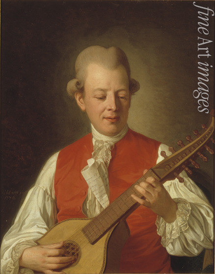 Krafft Per the Elder - Portrait of Carl Michael Bellman (1740-1795)