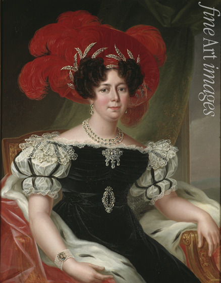 Westin Fredric - Porträt von Desideria (1777-1860), Königin von Schweden und Norwegen