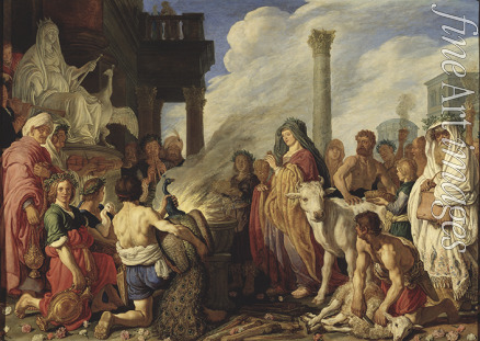 Lastman Pieter Pietersz. - Dido's sacrifice to Juno