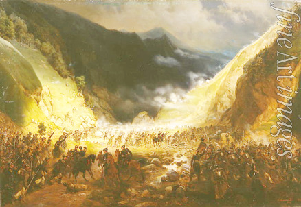 Willewalde Gottfried (Bogdan Pawlowitsch) - Schlacht beim Gebirgspass Rothenthurm
