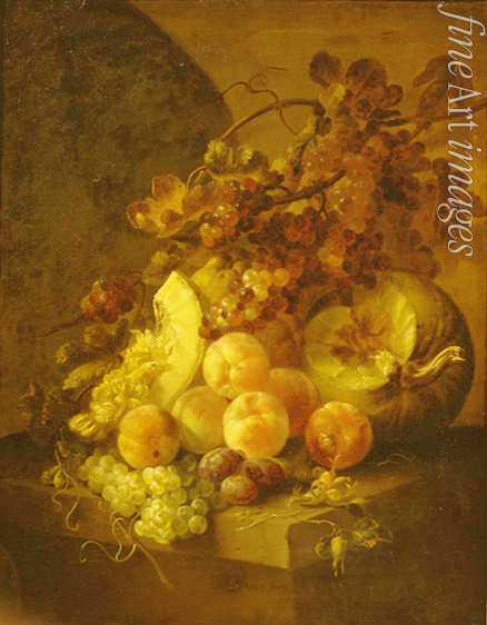Son Jan Frans van - Still life with peaches
