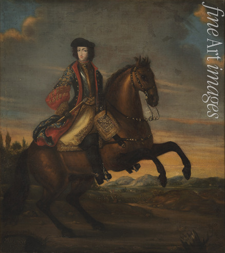 Anonymous - Portrait of Frederick IV (1671-1702), Duke of Holstein-Gottorp on Horseback