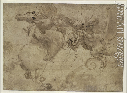 Leonardo da Vinci - The Dragon fight