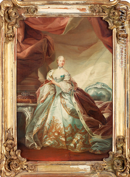 Pilo Carl Gustaf - Porträt von Juliane Marie (1729-1796), Königin von Dänemark und Norwegen