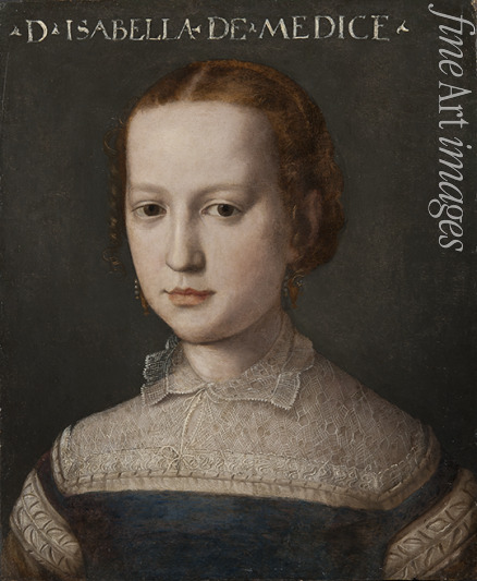 Bronzino Agnolo - Porträt von Isabella de' Medici (1542-1576)