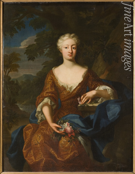 Quiter Hermann Hendrik the Younger - Portrait of Princess Luise Dorothea of Prussia (1680-1705)