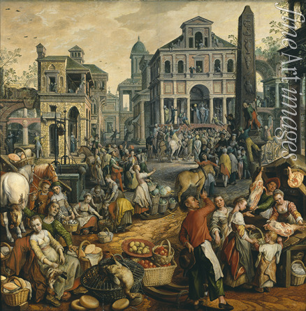 Beuckelaer Joachim - Market Scene with Ecce Homo