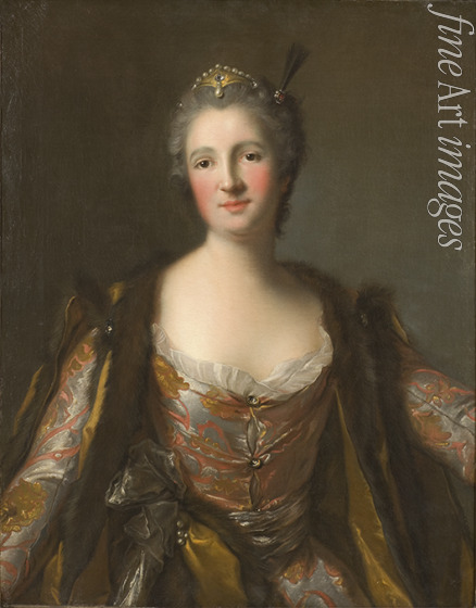 Nattier Jean-Marc - Elisabeth Marquise de Broglie (1718-1777), geb. Freiin von Besenval von Brunstatt, als Sultanin