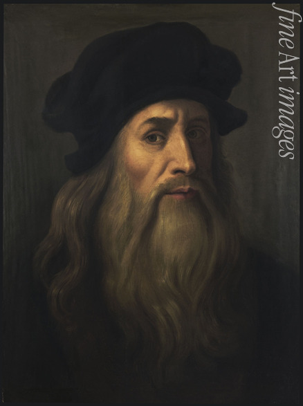 Leonardo da Vinci - Selbstbildnis (Lukanisches Porträt)