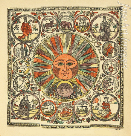 Anonymous - Sun and Zodiac