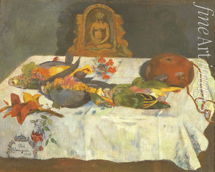 Gauguin Paul Eugéne Henri - Stilleben mit Papageien