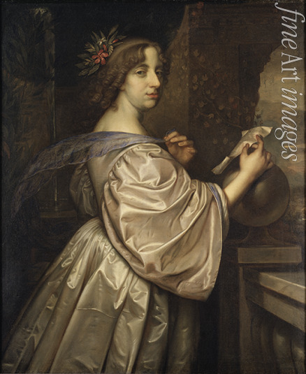 Beck David - Porträt von Königin Christina von Schweden (1626-1689)
