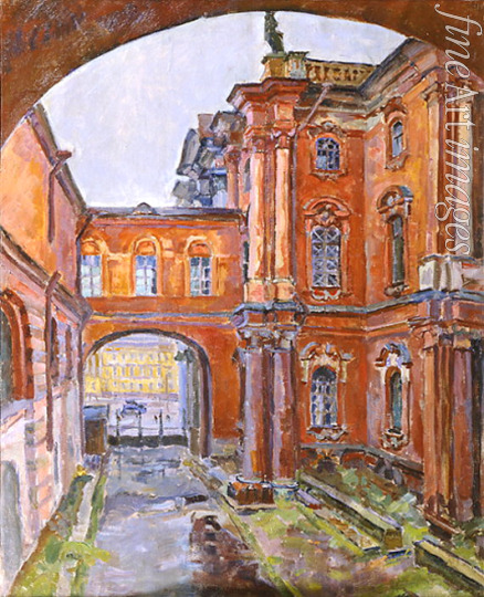 Osmiorkin Alexander Alexandrovich - The Inside courtyard of the Hermitage
