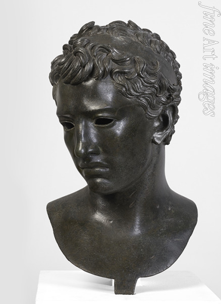 Classical Antiquities - The head of Juba II, King of Numidia, from Volubilis, Morocco