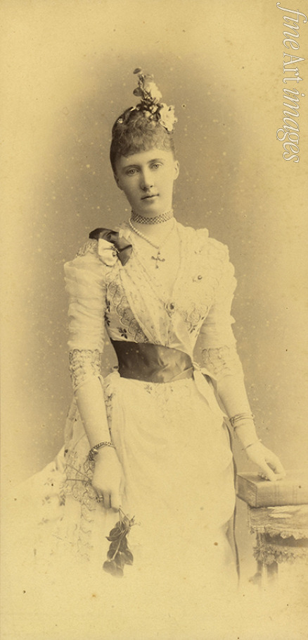 Bergamasco Charles (Karl) - Portrait of Grand Duchess Elizaveta Mavrikievna of Russia (1865-1927)