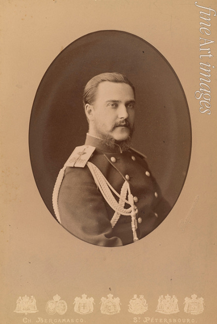 Bergamasco Charles (Karl) - Portrait of George Maximilianovich, 6th Duke of Leuchtenberg (1852-1912), Prince Romanovsky