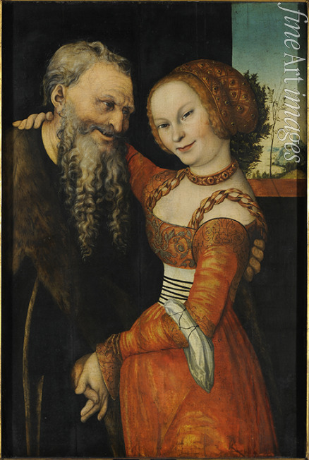 Cranach Lucas the Elder - The Ill-matched Couple