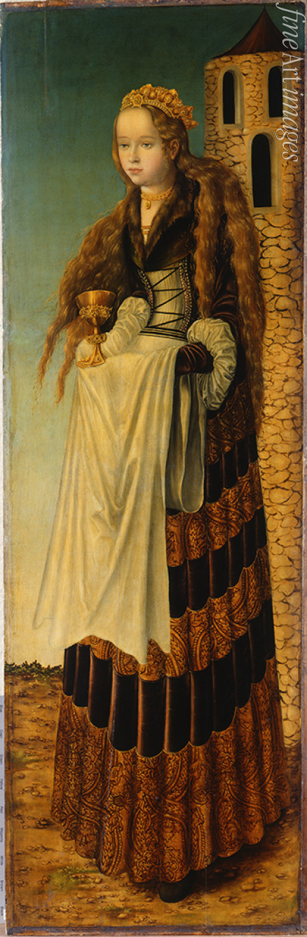 Cranach Lucas der Ältere - Heilige Barbara