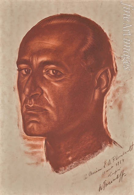 Yakovlev Alexander Yevgenyevich - Portrait of Emil Alphons Rheinhardt (1889-1945)