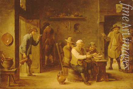 Teniers David the Younger - In a tavern