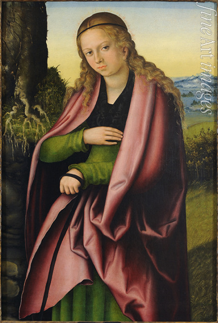 Cranach Lucas der Ältere - Die heilige Margareta
