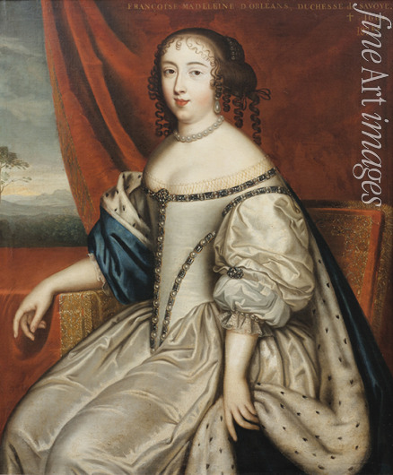 Unbekannter Künstler - Porträt von Anne Marie Louise d'Orléans (1627-1693), Herzogin von Montpensier
