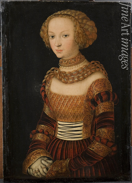 Cranach Lucas the Elder - Portrait of a young woman. (Princess Emilie of Saxony?)