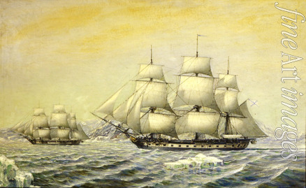 Semjonow Michail Michajlowitsch - Die Schaluppe Wostok und das Versorgungsschiff Mirny vor der Entdeckung der Antarktis im Jahre 1820