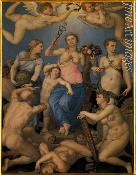Bronzino Agnolo - Allegory of Happiness