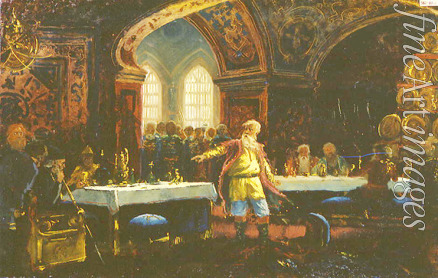 Makovsky Konstantin Yegorovich - Count Repnin at Ivan The Terribles Feast