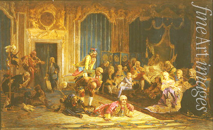 Jacobi Valery Ivanovich - Jesters at the Court of Empress Anna Ioannovna