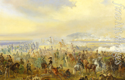 Willewalde Gottfried (Bogdan Pavlovich) - The Battle of Leipzig in October 1813