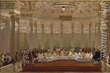 Dufay Alexandre Benoît Jean - Festbankett anlässlich der Hochzeit von Napoleon Bonaparte mit Marie-Louise von Österreich am 2. April 1810