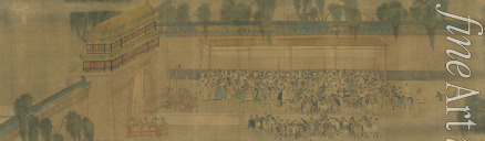Qiu Ying - The Imperial examination, Detail of the Handscroll 