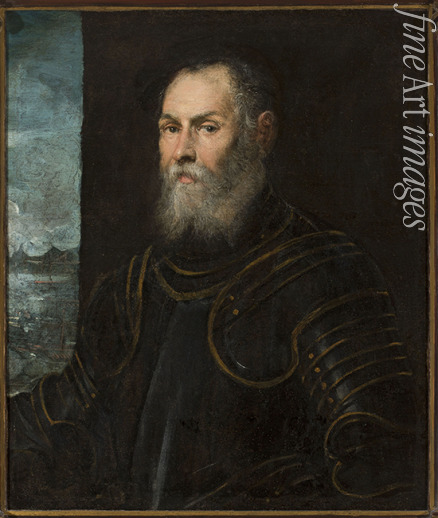 Tintoretto Jacopo - Porträt eines Venezianischen Admirals